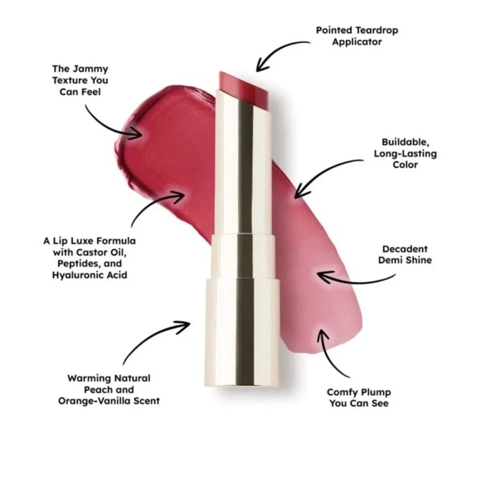Dibs Jam Jam Plumping Lipstick Melt Raspberry Marmalade 2.5g Full Size NIB